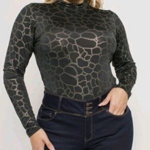 Bluebell Snakeskin Bodysuit